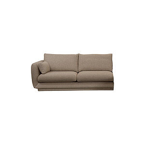 Cane-Line - Bloom 2-pers. sofa højre modul m/plint Prisgruppe 4 Taupe, Flair/Kimi