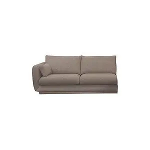 Cane-Line - Bloom 2-pers. sofa højre modul m/plint Prisgruppe 2 Brown, Prosecco