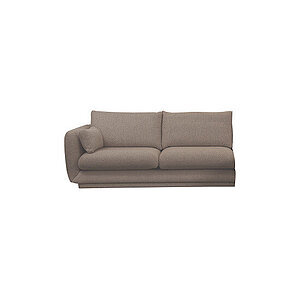 Cane-Line - Bloom 2-pers. sofa højre modul m/plint Prisgruppe 2 Brown, Prosecco