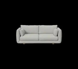 Cane-Line - Bloom 2-pers. sofa m/teak ben Prisgruppe 4 Light grey, Cane-line Essence