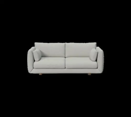 Cane-Line - Bloom 2-pers. sofa m/teak ben Prisgruppe 4 Light grey, Cane-line Essence