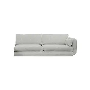 Cane-Line - Bloom 3-pers. sofa venstre modul m/plint Prisgruppe 3 Light grey, Ambience