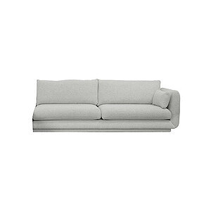 Cane-Line - Bloom 3-pers. sofa venstre modul m/plint Prisgruppe 3 Light grey, Ambience