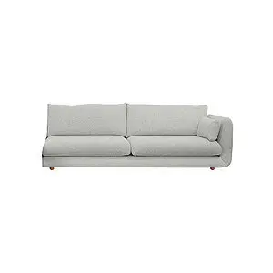 Cane-Line - Bloom 3-pers. sofa venstre modul m/teakben Prisgruppe 3 Light grey, Ambience