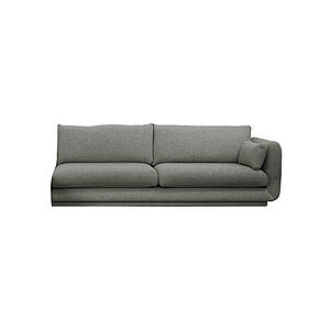 Cane-Line - Bloom 3-pers. sofa venstre modul m/plint Prisgruppe 4 Light grey, Essence
