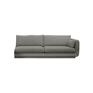 Cane-Line - Bloom 3-pers. sofa venstre modul m/plint Prisgruppe 4 Grey, Essence