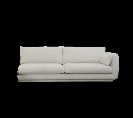 Cane-Line - Bloom 3-pers. sofa venstre modul m/plint Prisgruppe 4 Sand, Cane-line Flair/Kimi