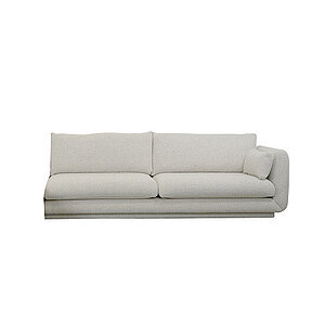 Cane-Line - Bloom 3-pers. sofa venstre modul m/plint Prisgruppe 4 Sand, Cane-line Flair/Kimi