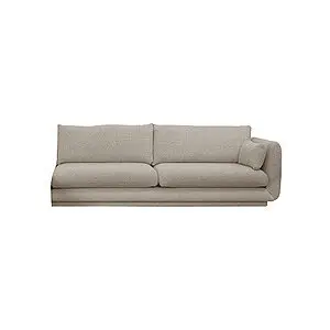 Cane-Line - Bloom 3-pers. sofa venstre modul m/plint Prisgruppe 2 Sand, Lola
