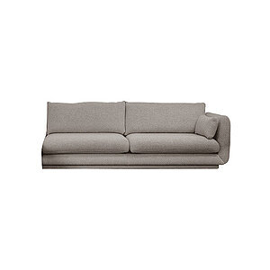 Cane-Line - Bloom 3-pers. sofa venstre modul m/plint Prisgruppe 2 Brown, Lola