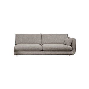 Cane-Line - Bloom 3-pers. sofa venstre modul m/teakben Prisgruppe 2 Brown, Lola