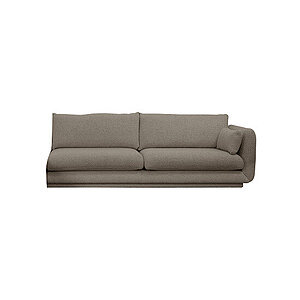 Cane-Line - Bloom 3-pers. sofa venstre modul m/plint Prisgruppe 2 Light brown, Lola