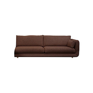 Cane-Line - Bloom 3-pers. sofa venstre modul m/teakben Prisgruppe 4 Desert red, Emmi