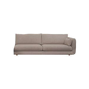 Cane-Line - Bloom 3-pers. sofa venstre modul m/teakben Prisgruppe 2 Light brown, Prosecco