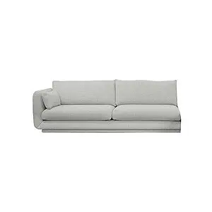 Cane-Line - Bloom 3-pers. sofa højre modul m/plint Prisgruppe 3 Light grey, Ambience