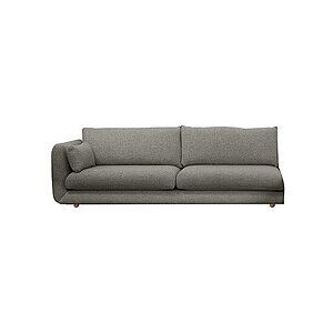 Cane-Line - Bloom 3-pers. sofa højre modul m/teakben Prisgruppe 4 Light grey, Essence