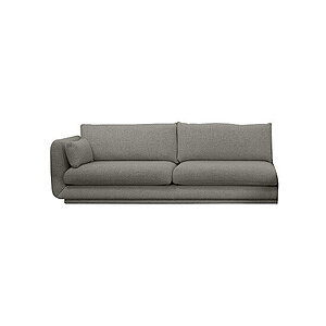 Cane-Line - Bloom 3-pers. sofa højre modul m/plint Prisgruppe 4 Grey, Essence
