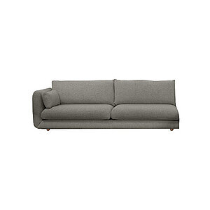 Cane-Line - Bloom 3-pers. sofa højre modul m/teakben Prisgruppe 4 Grey, Essence