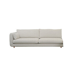 Cane-Line - Bloom 3-pers. sofa højre modul m/teak ben Prisgruppe 4 Sand, Cane-line Flair/Kimi