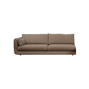 Cane-Line - Bloom 3-pers. sofa højre modul m/teakben Prisgruppe 4 Taupe, Flair/Kimi