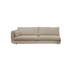 Cane-Line - Bloom 3-pers. sofa højre modul m/teakben Prisgruppe 2 Sand, Lola