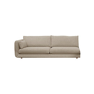 Cane-Line - Bloom 3-pers. sofa højre modul m/teakben Prisgruppe 2 Sand, Lola