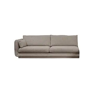 Cane-Line - Bloom 3-pers. sofa højre modul m/plint Prisgruppe 2 Brown, Lola