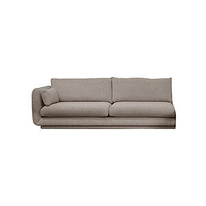 Cane-Line - Bloom 3-pers. sofa højre modul m/plint Prisgruppe 2 Brown, Lola
