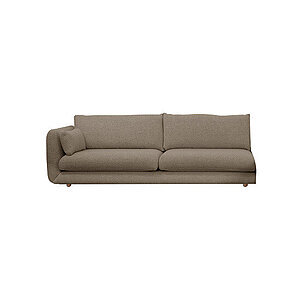 Cane-Line - Bloom 3-pers. sofa højre modul m/teakben Prisgruppe 2 Light brown, Lola