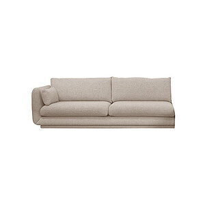 Cane-Line - Bloom 3-pers. sofa højre modul m/plint Prisgruppe 4 Sand, Emmi