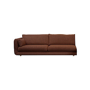 Cane-Line - Bloom 3-pers. sofa højre modul m/teakben Prisgruppe 4 Desert red, Emmi