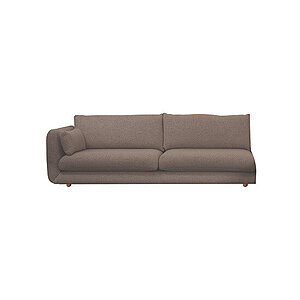 Cane-Line - Bloom 3-pers. sofa højre modul m/teakben Prisgruppe 2 Brown, Prosecco