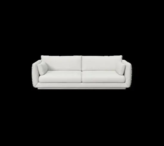 Cane-Line - Bloom 3-pers. sofa m/plint Prisgruppe 3 Light grey, Cane-line Ambience