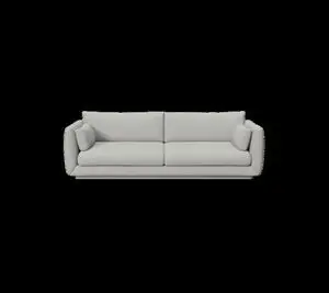Cane-Line - Bloom 3-pers. sofa m/plint Prisgruppe 4 Light grey, Cane-line Essence
