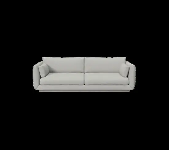 Cane-Line - Bloom 3-pers. sofa m/plint Prisgruppe 4 Light grey, Cane-line Essence