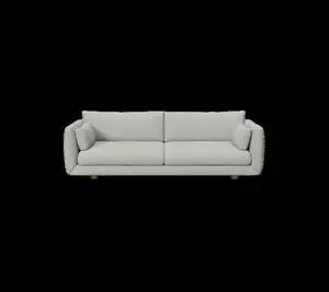 Cane-Line - Bloom 3-pers. sofa m/teak ben Prisgruppe 4 Light grey, Cane-line Essence