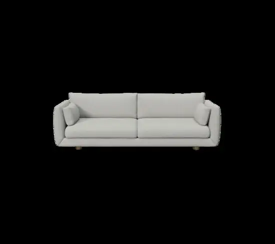 Cane-Line - Bloom 3-pers. sofa m/teak ben Prisgruppe 4 Light grey, Cane-line Essence