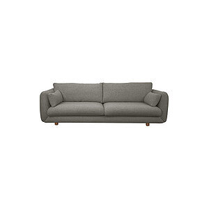Cane-Line - Bloom 3-pers. sofa m/teakben Prisgruppe 4 Grey, Essence