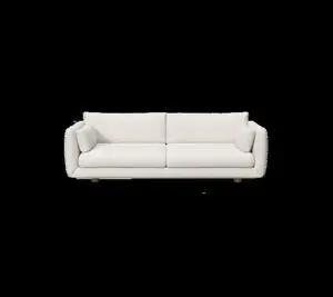 Cane-Line - Bloom 3-pers. sofa m/teak ben Prisgruppe 5 White, Cane-line Scent