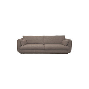Cane-Line - Bloom 3-pers. sofa m/plint Prisgruppe 2 Brown, Prosecco