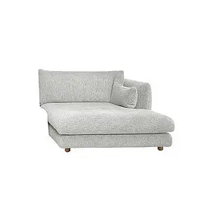 Cane-Line - Bloom chaiselong venstre modul m/teakben Prisgruppe 3 Light grey, Ambience