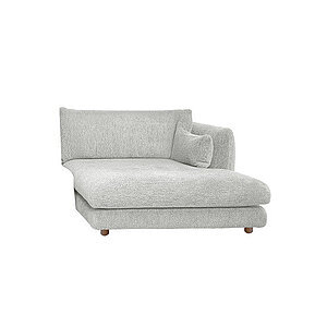 Cane-Line - Bloom chaiselong venstre modul m/teakben Prisgruppe 3 Light grey, Ambience