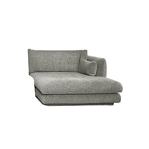 Cane-Line - Bloom chaiselong venstre modul m/plint Prisgruppe 4 Grey, Essence