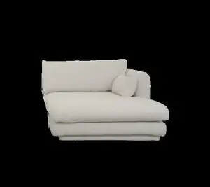 Cane-Line - Bloom chaiselong venstre modul m/plint Prisgruppe 4 Sand, Cane-line Flair/Kimi