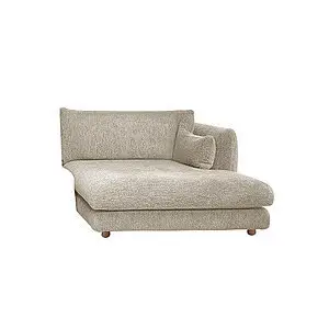 Cane-Line - Bloom chaiselong venstre modul m/teakben Prisgruppe 2 Sand, Lola