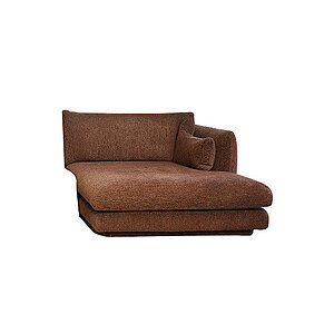 Cane-Line - Bloom chaiselong venstre modul m/plint Prisgruppe 4 Desert red, Emmi