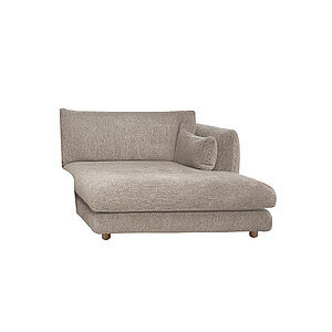 Cane-Line - Bloom chaiselong venstre modul m/teakben Prisgruppe 2 Light brown, Prosecco