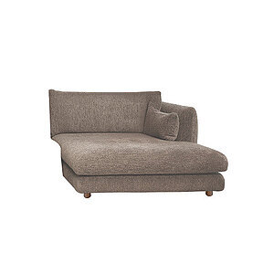 Cane-Line - Bloom chaiselong venstre modul m/teakben Prisgruppe 2 Brown, Processo
