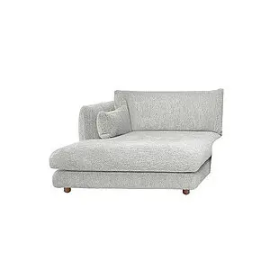 Cane-Line - Bloom chaiselong højre modul m/teakben Prisgruppe 3 Light grey, Ambience