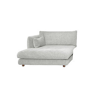 Cane-Line - Bloom chaiselong højre modul m/teakben Prisgruppe 3 Light grey, Ambience